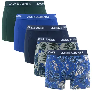 5-pack boxer trunks hendo leaves blauw & groen